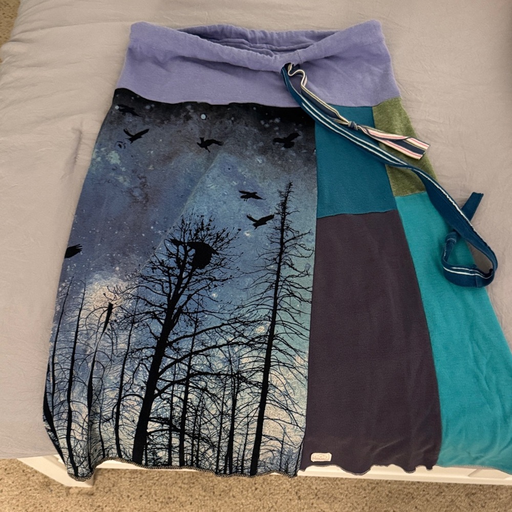 Multicolor Artistic Women's Skirt